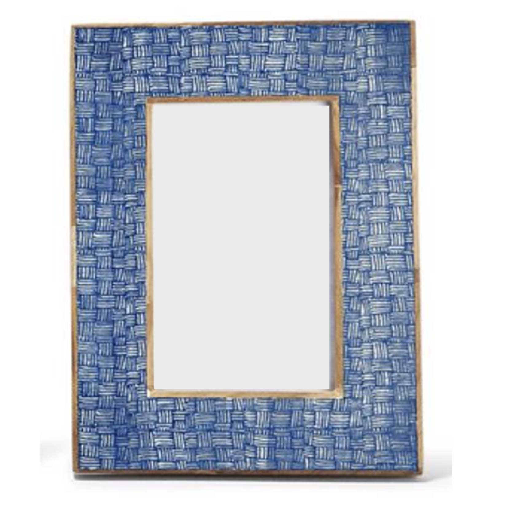 Outside The Box 4x6 Shibori Blue Bone Inlay Photo Frame [ 3 Designs - SOLD SEPARATELY ]