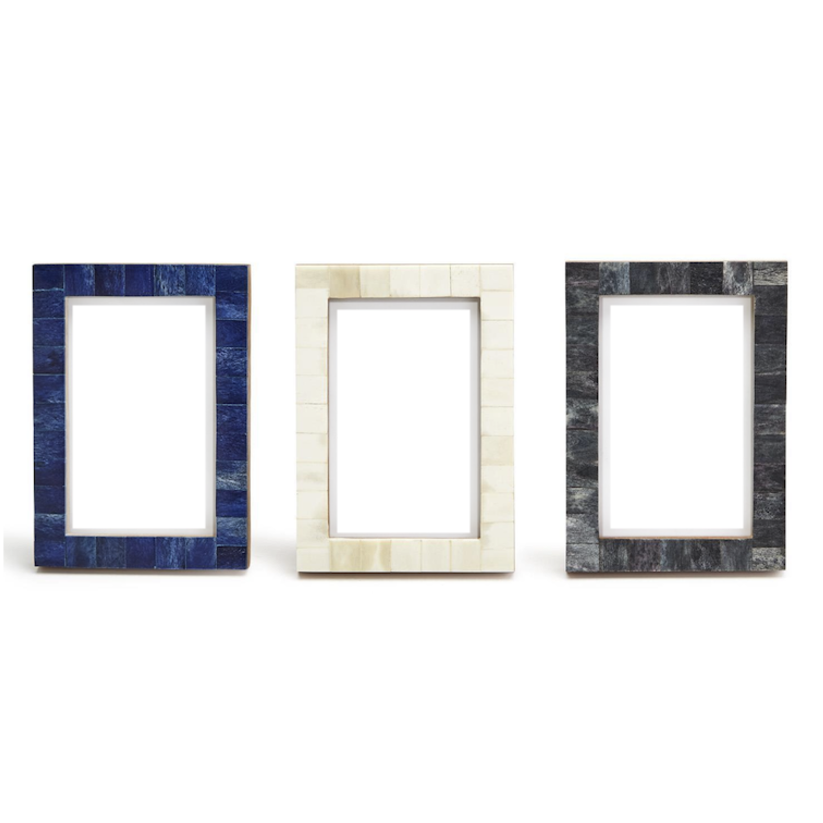 Outside The Box 4x6 Square Block Bone Inlay Photo Frame [ 3 Designs - SOLD SEPARATELY ]
