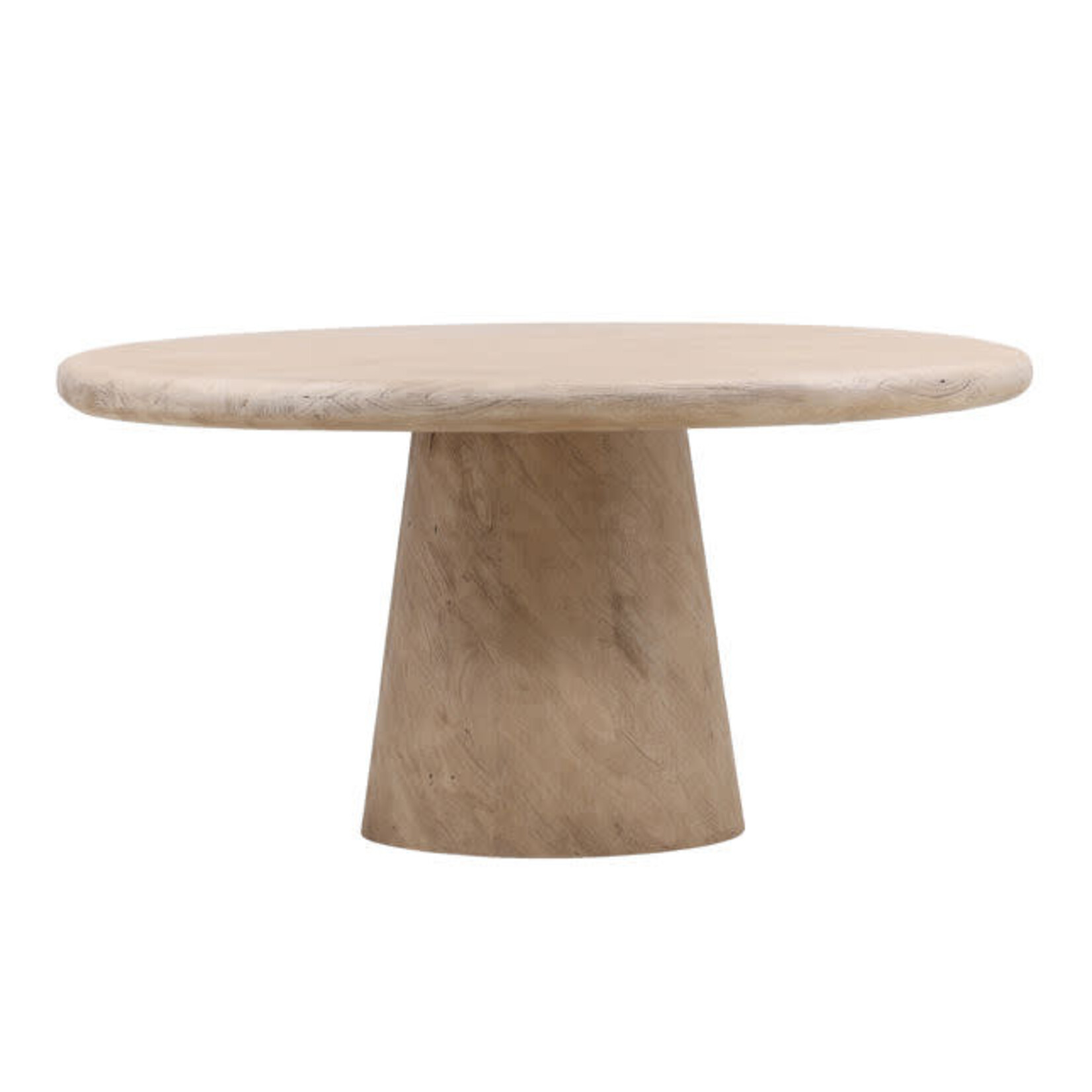 Outside The Box 60" Marci Solid Natural Acacia Wood Round Dining Table