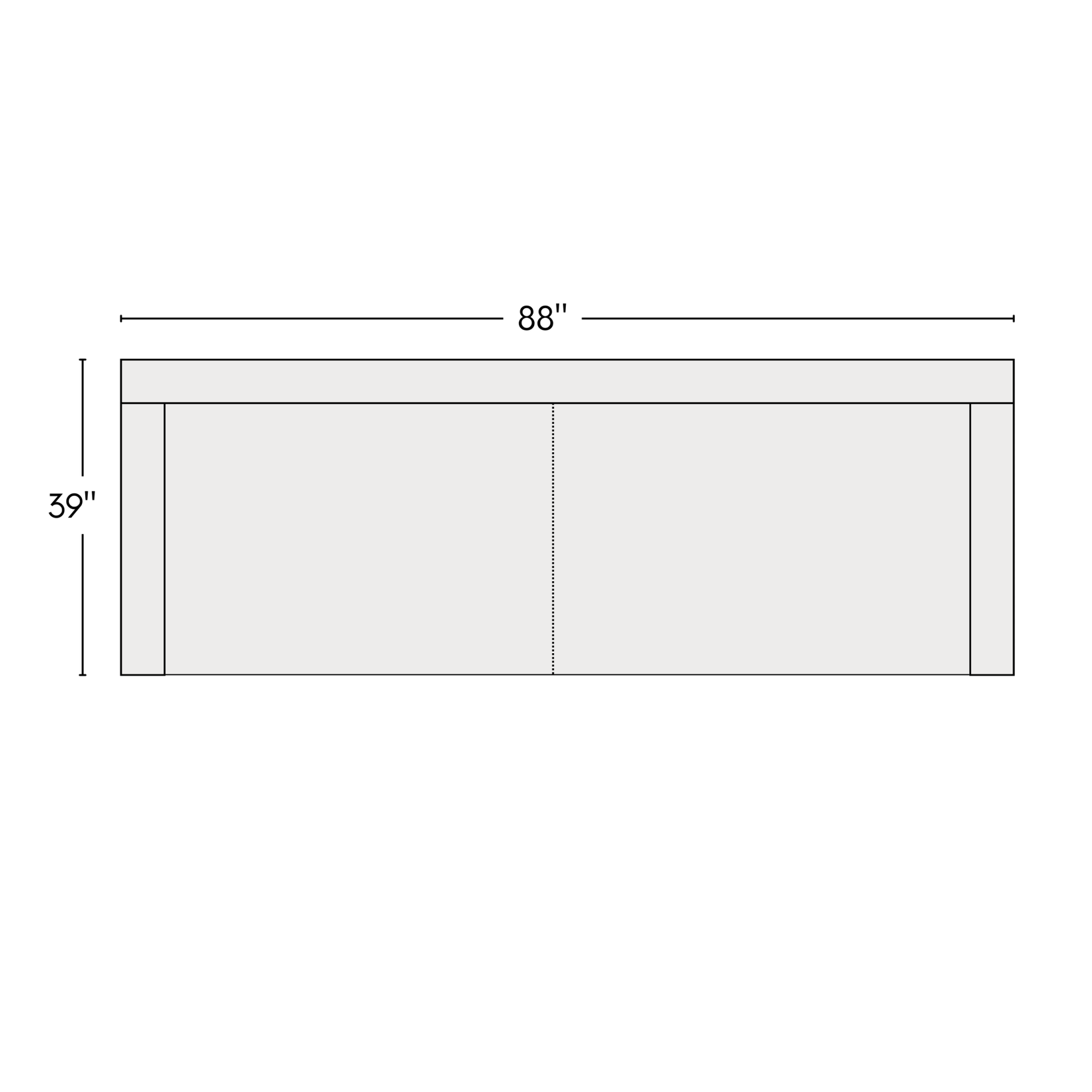 Outside The Box 88" Sylvie Nomad Snow Kid Proof Crypton Performance Cloud Upholstered Sofa 102CR-19 (Z)