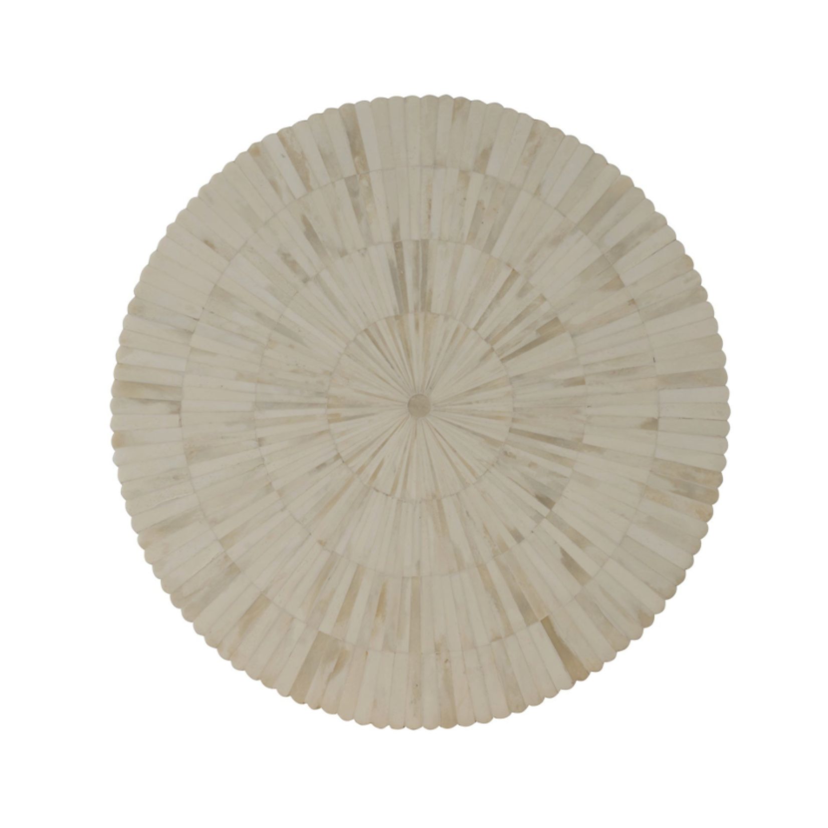 Outside The Box 18x24 Marcella Natural Bone Inlay Side Table