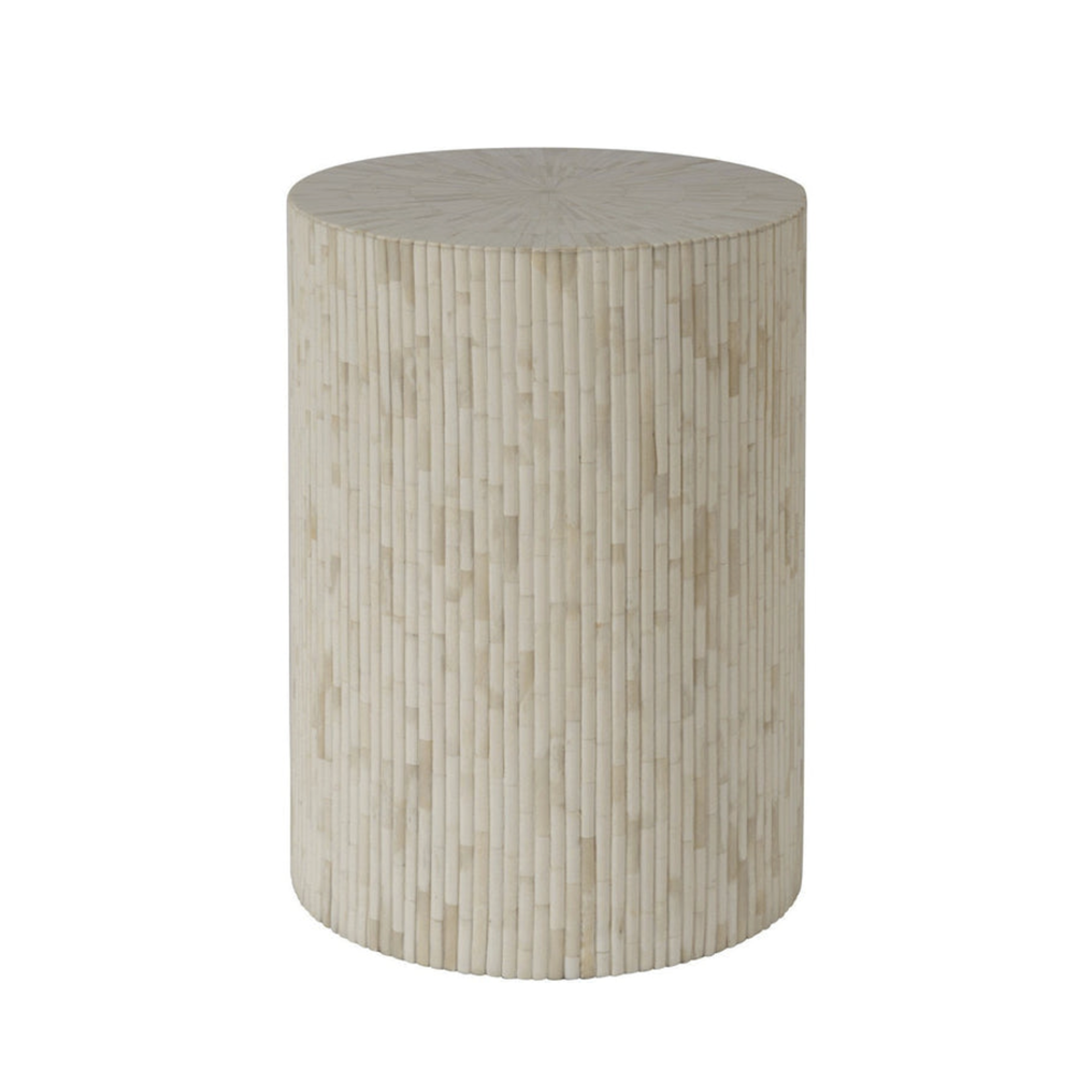 Outside The Box 18x24 Marcella Natural Bone Inlay Side Table