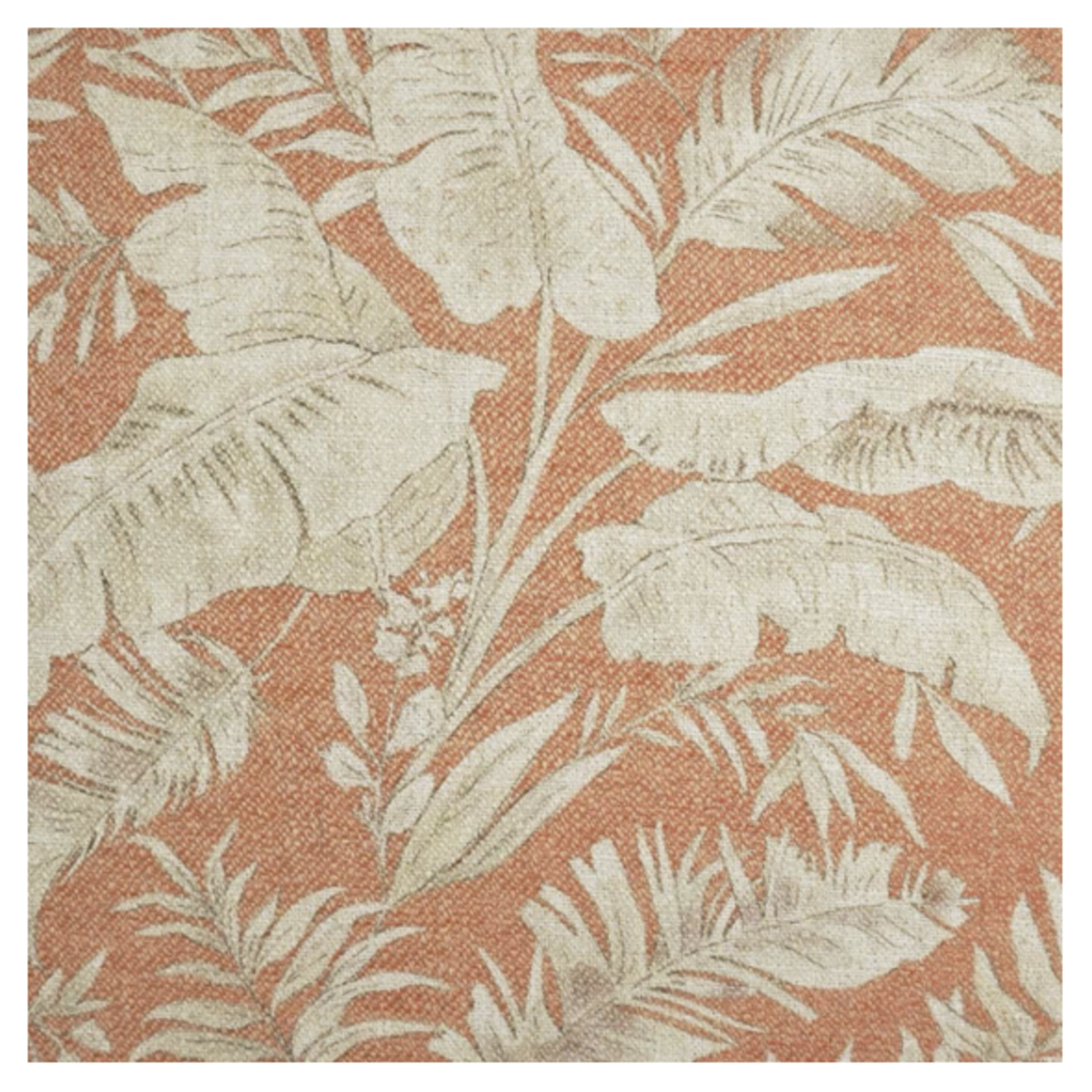 Outside The Box 24x24 Taranto Square Feather Down Pillow In Coral - DV KAP