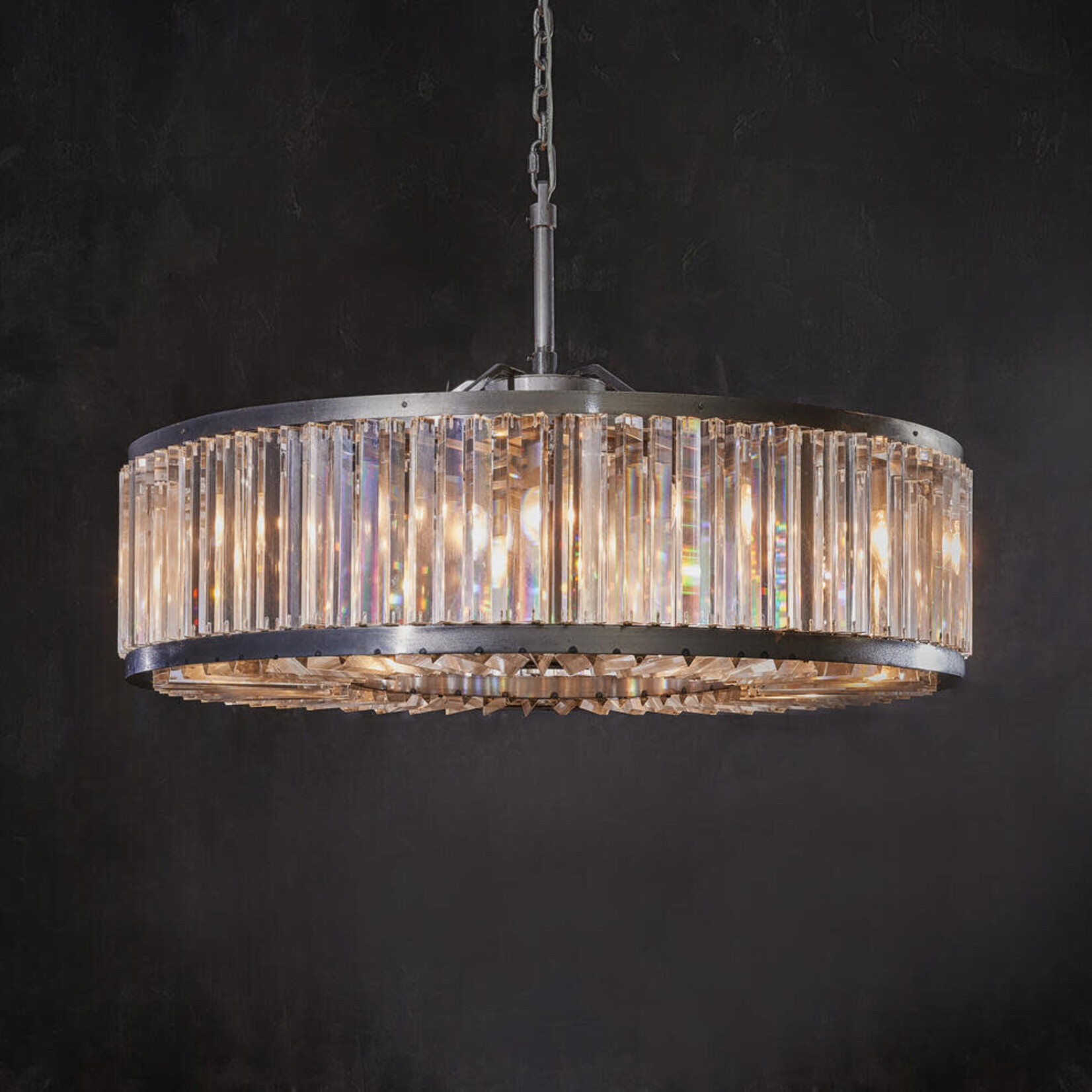 26 X 26 X 43 Clear Crystal Glass Pendant Lamp 26 X 26 X 43 Clear Crystal Glass Pendant Lamp