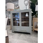 Outside The Box 43x16x48 Kagu Pale  Blue Wash Raffia 2 Door Sideboard - RFPB
