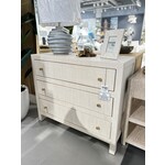 Outside The Box 42x18x35 Kagu Mahogany 3 Drawer Dresser Rattan White Wash - RWWS