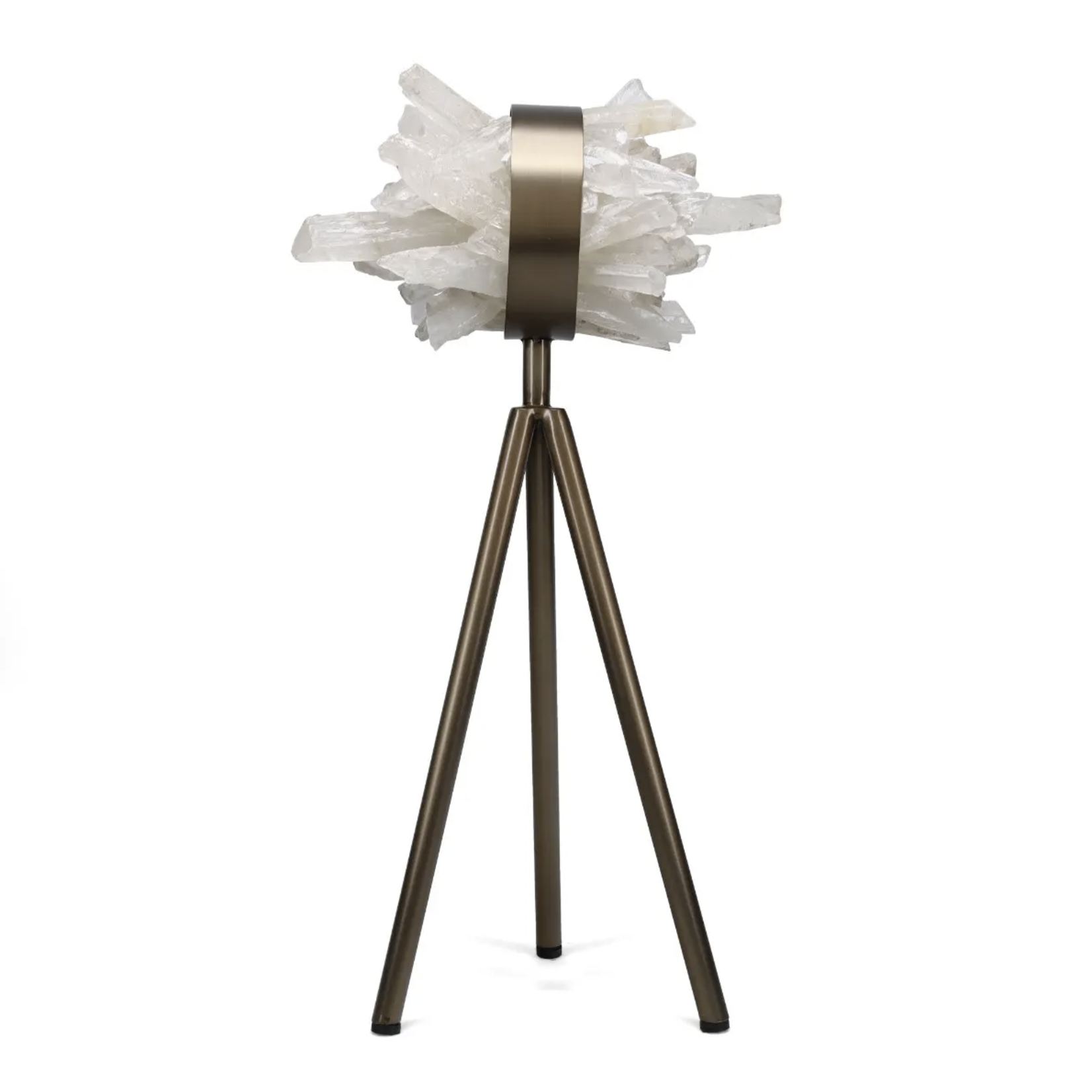 Outside The Box 16" Genuine Quartz Antenna Spear Table Sculpture
