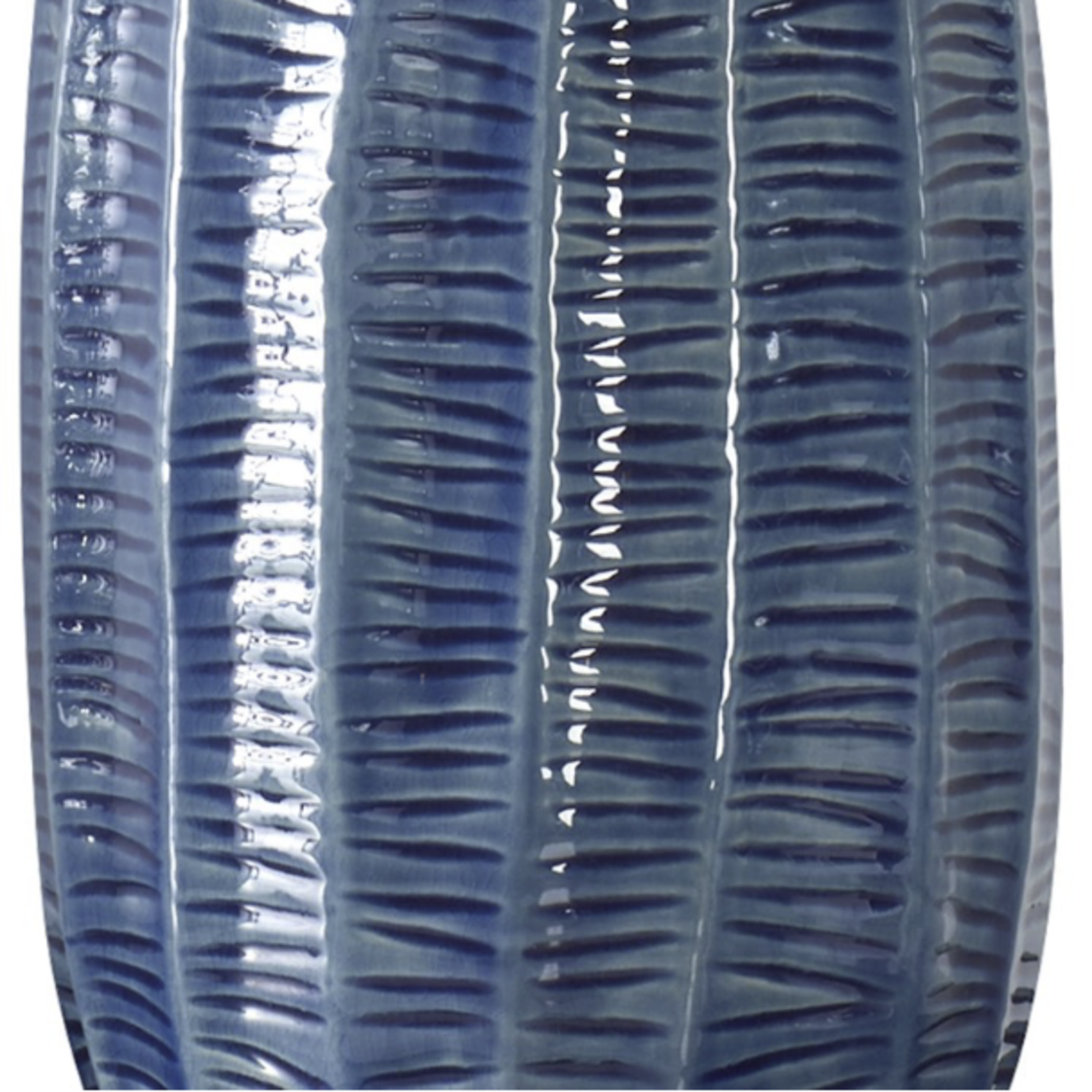 Outside The Box 29" Uttermost Bixby Coastal Blue Ceramic Table Lamp