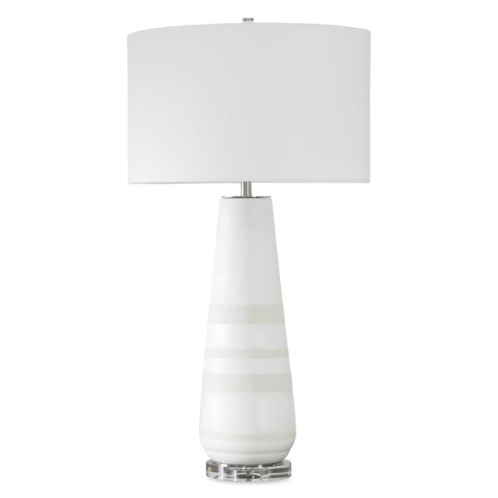 Outside The Box 32" Uttermost Santino Ivory Crackled Ceramic Table Lamp