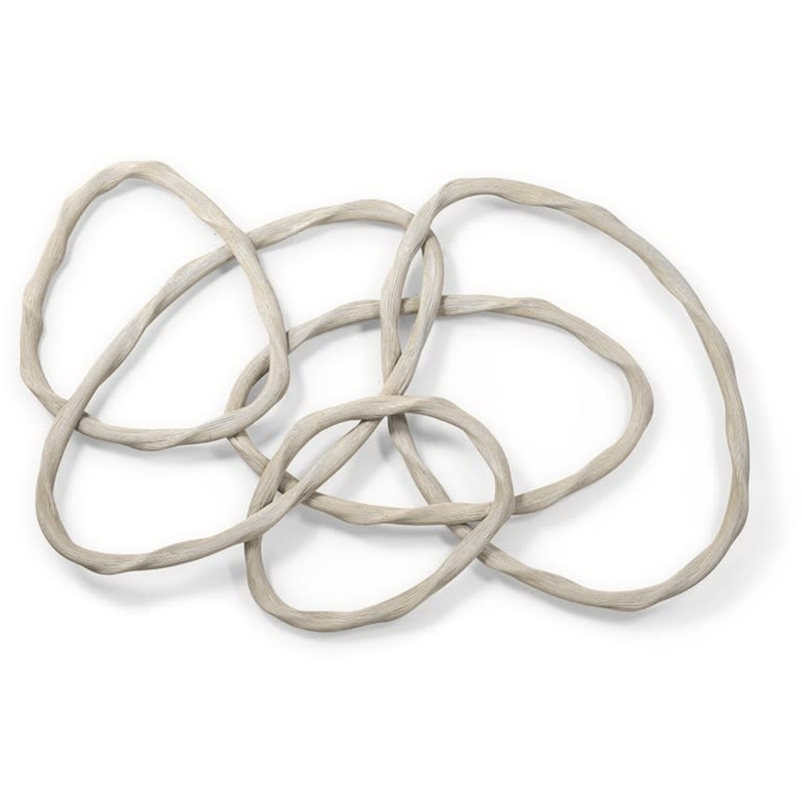 Outside The Box 84x52 Palecek Zola White Wash Rattan Hand Crafted Wall Decor