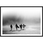 Outside The Box 75x53 Surfer's Road Glass Framed Art
