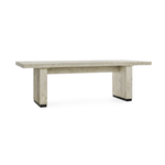Outside The Box 94x40 Lynx Antique White Reclaimed Pine Rectangular Dining Table