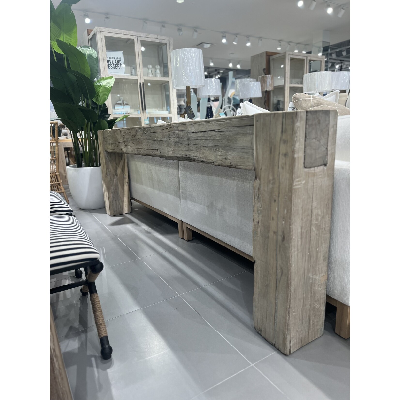 Outside The Box 99" - 109" Gizelle Reclaimed Solid Wood Console Table (Sizes Vary To Each Piece)