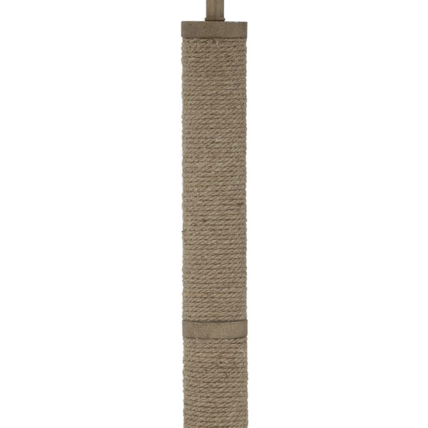 Outside The Box 65" Chester Natural Jute Rope Floor Lamp