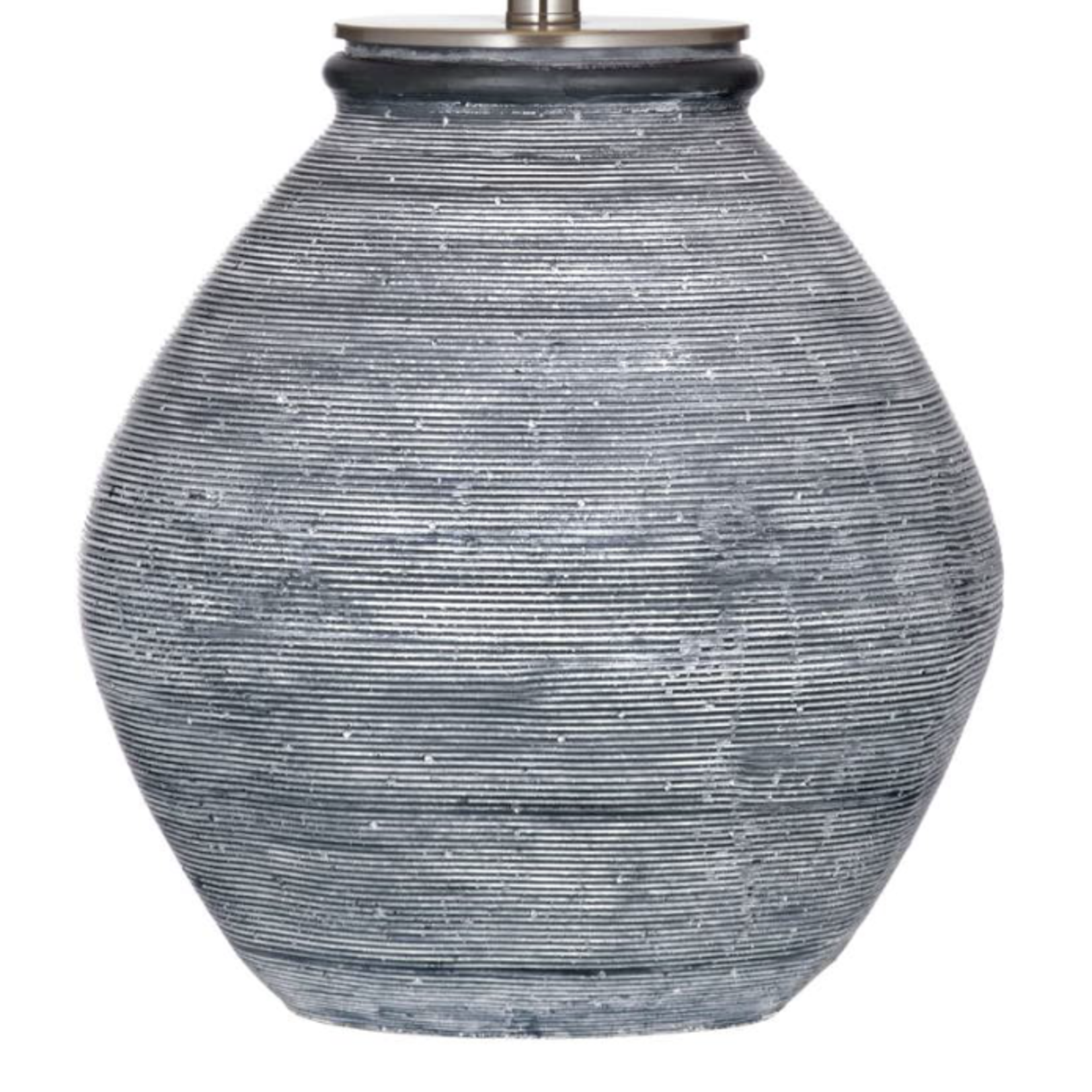 Outside The Box 26" Midlands Blue & White Textured Cement Table Lamp