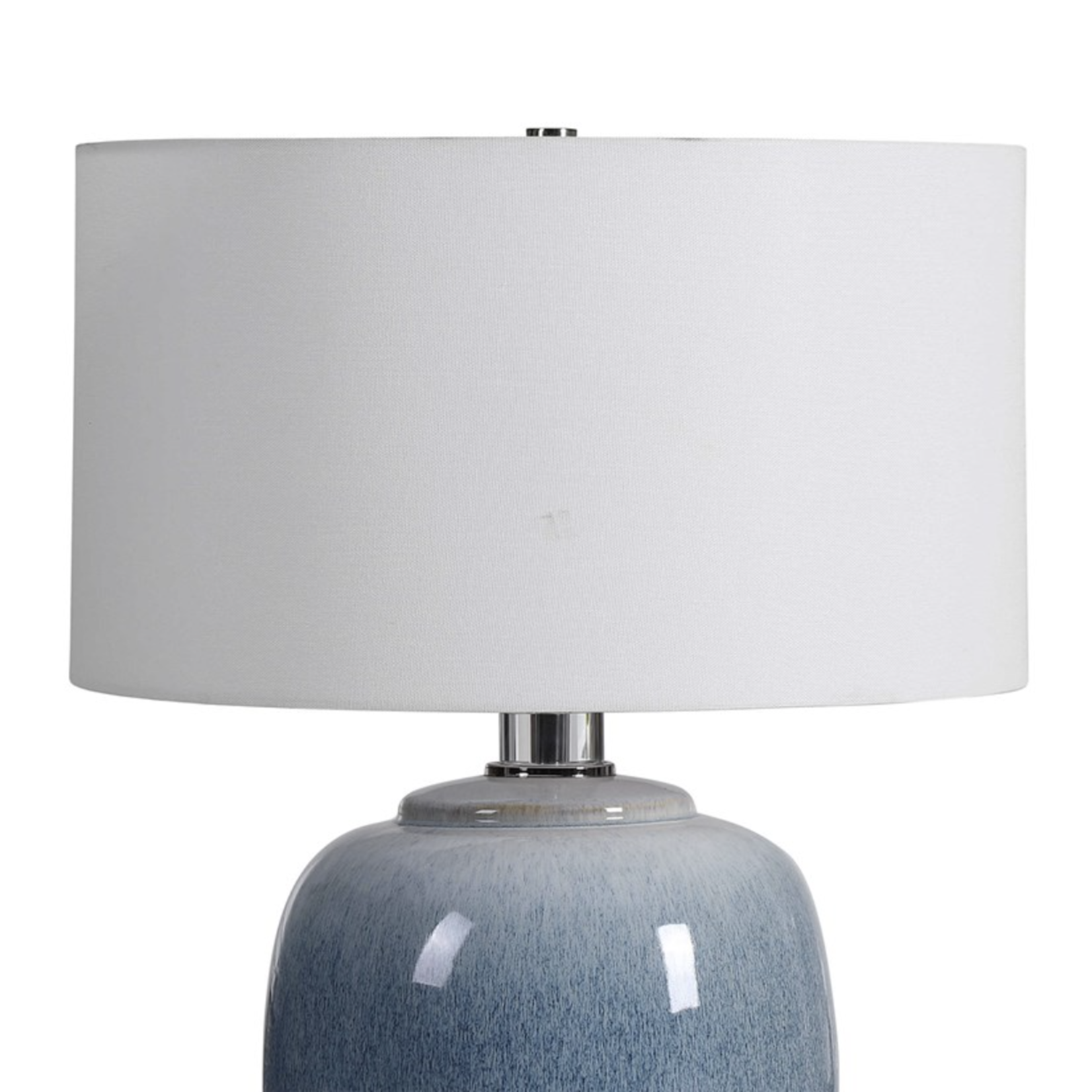Outside The Box 27" Uttermost Blue Waters Ombre Ceramic Table Lamp