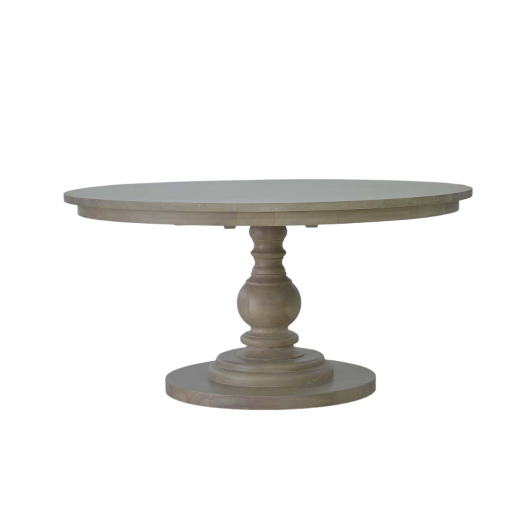 Outside The Box 60" Goucho Mahogany Round Trestle Dining Table In Sandbar