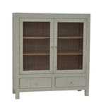 Outside The Box 43x16x48 Kagu White Rattan 2 Door Sideboard - RT01