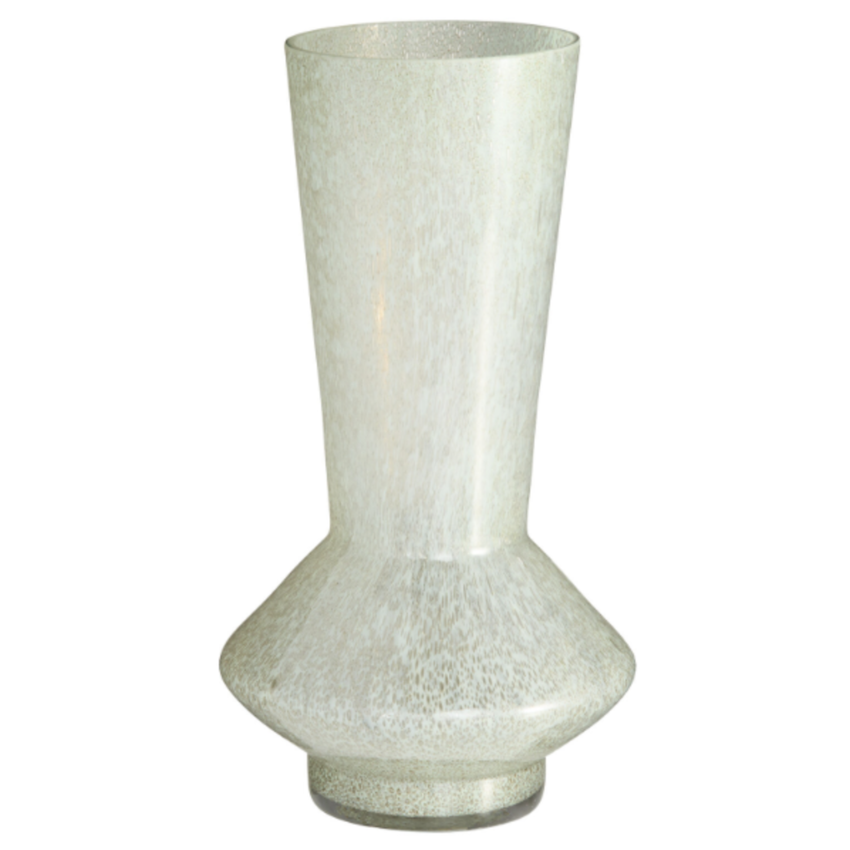 Outside The Box 15" Pilat Taupe Tall Glass Vase