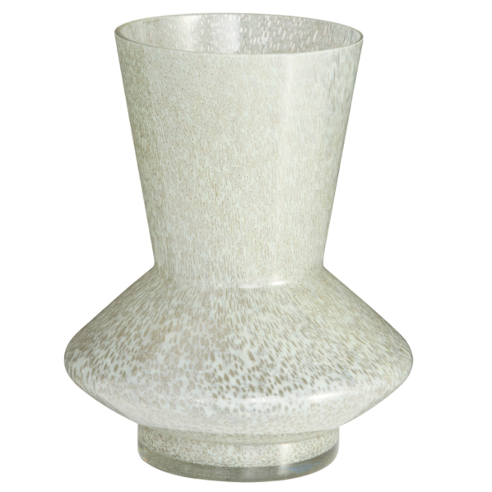 Outside The Box 12" Pilat Taupe Tall Glass Vase