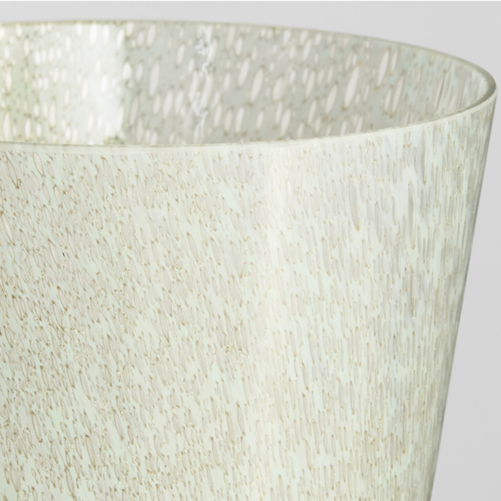Outside The Box 12" Pilat Taupe Tall Glass Vase