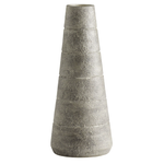Outside The Box 17" Thera Grey Earthenware Ceramic Vase