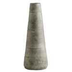 Outside The Box 20" Thera Grey Earthenware Ceramic Vase