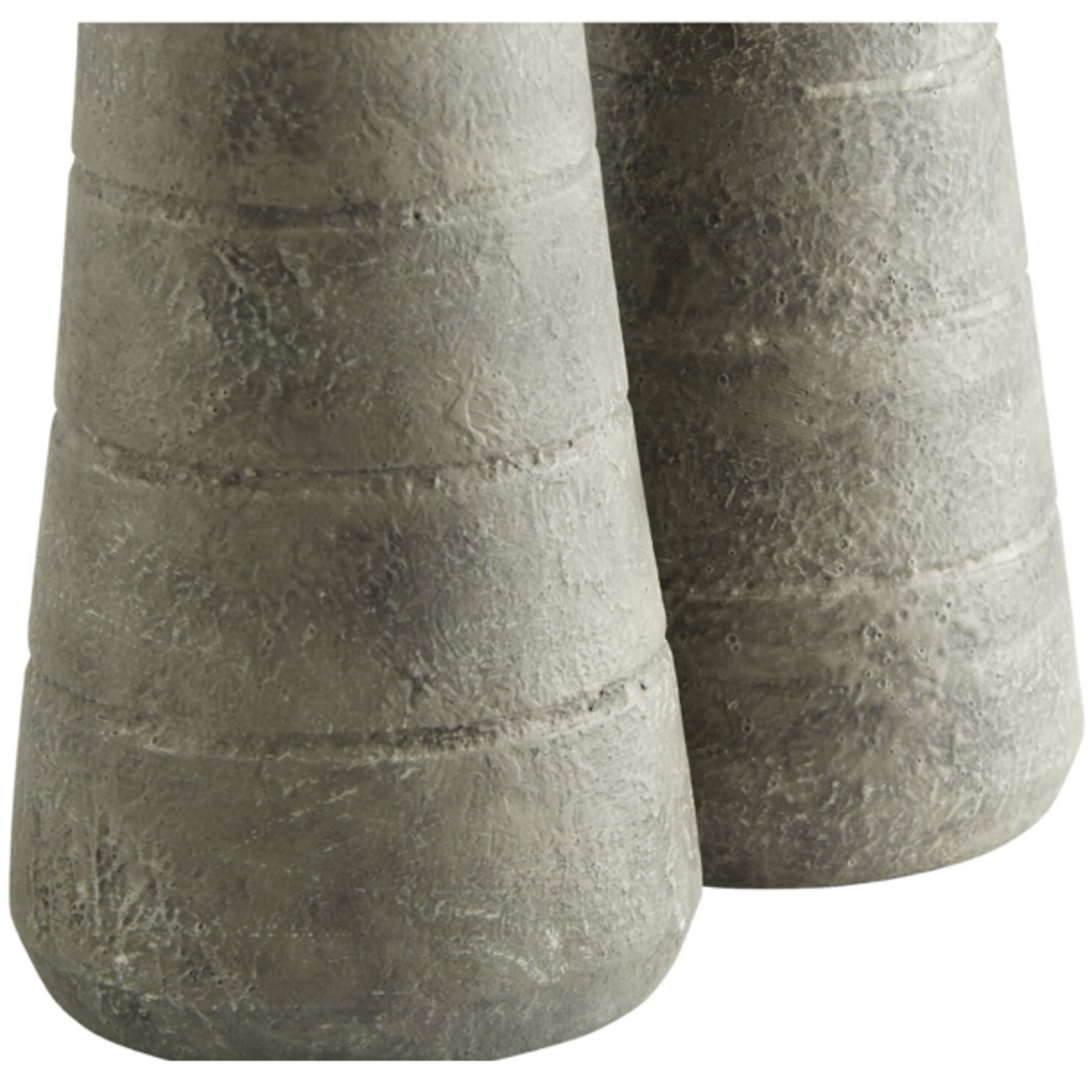 Outside The Box 20" Thera Grey Earthenware Ceramic Vase