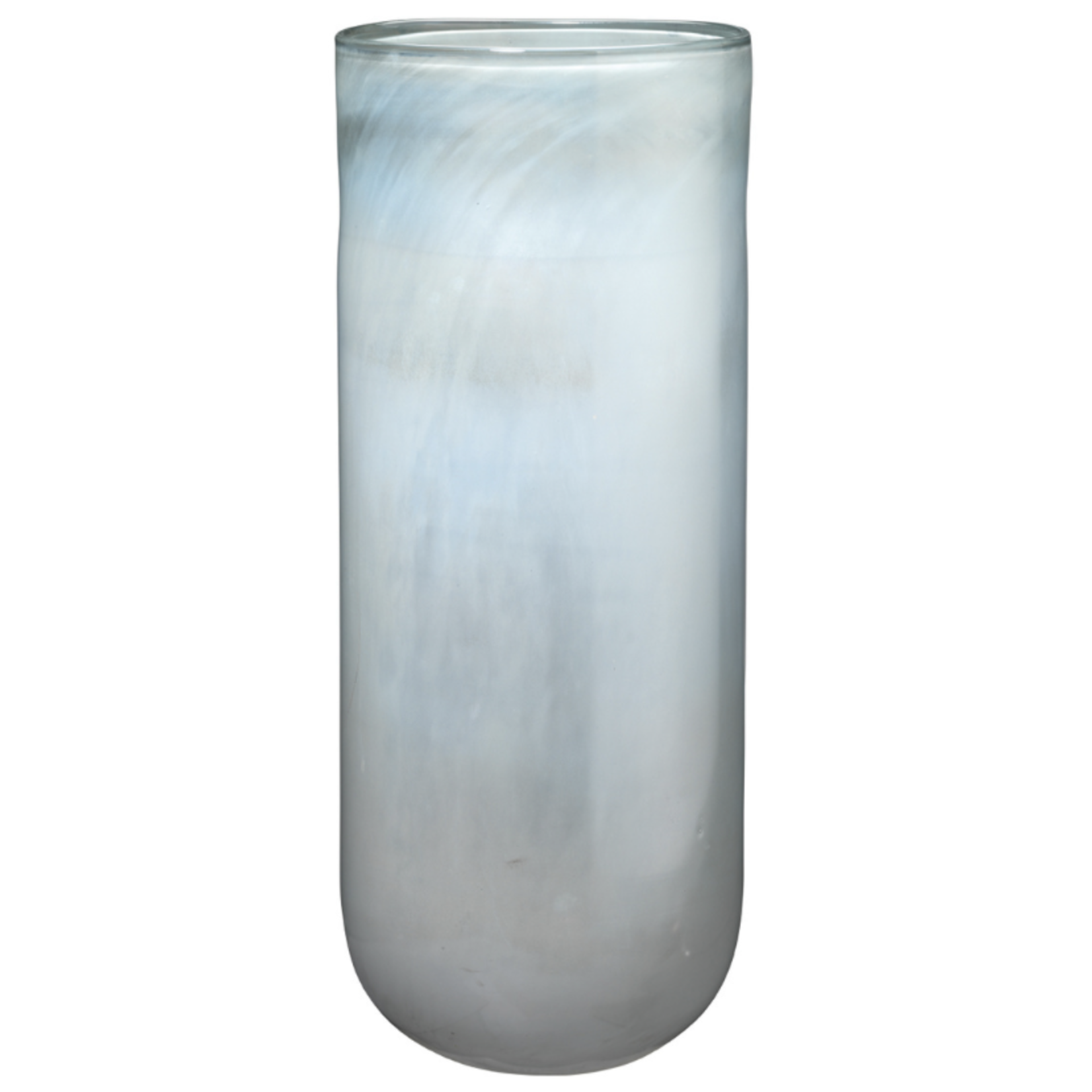 Outside The Box 20" Vapor Metallic Opal Glass Vase