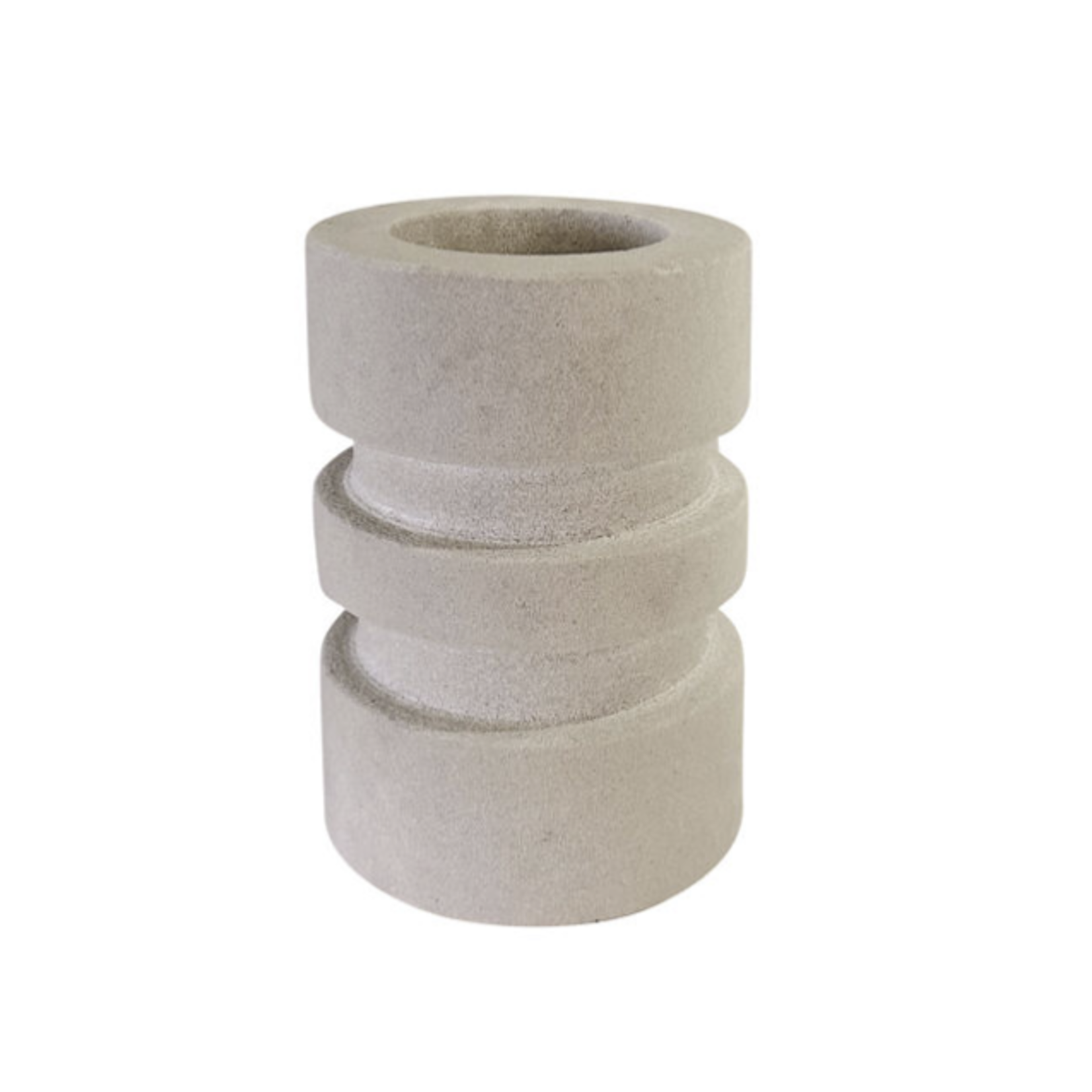 Outside The Box 7" Tyra Himalayan Sandstone Candle Holder
