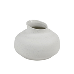 Outside The Box 8" Susanna White Stoneware Vase