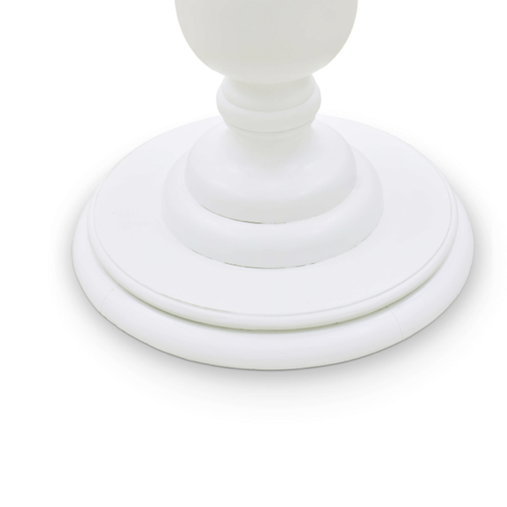 Outside The Box 31" Gloucester Solid Mahogany Kitchen Table In Architectural White Light Distress -  HRW
