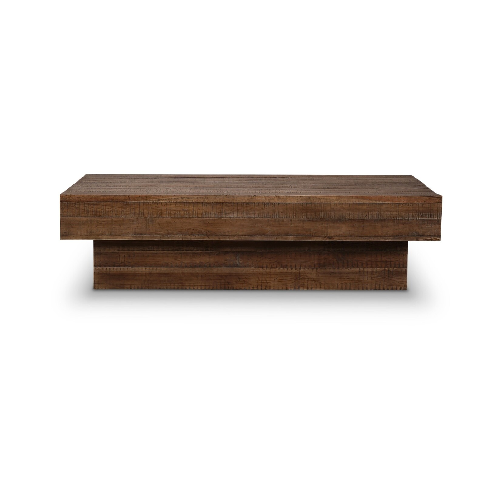 Outside The Box 67x31x18 Tuscan Solid Teak Wood Coffee Table In Brown TSB