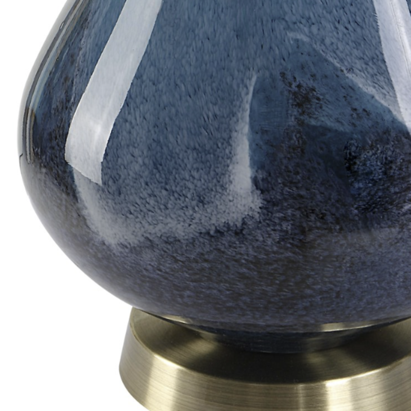 Outside The Box 28" Uttermost Riviera Sapphire & Navy Blue Glass Table Lamp
