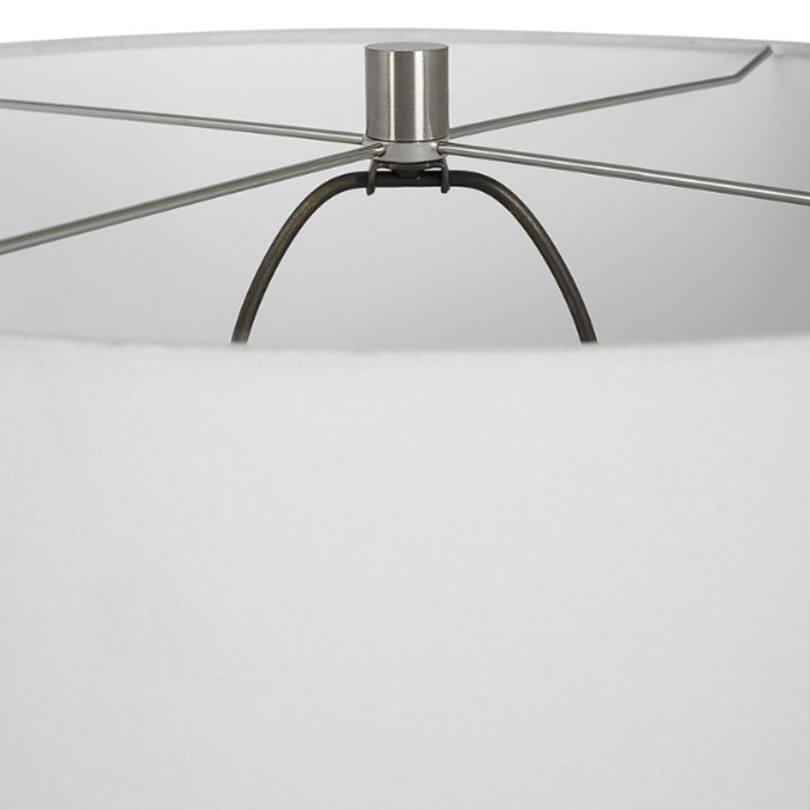 Outside The Box 29" Uttermost Reyna White Ceramic Table Lamp