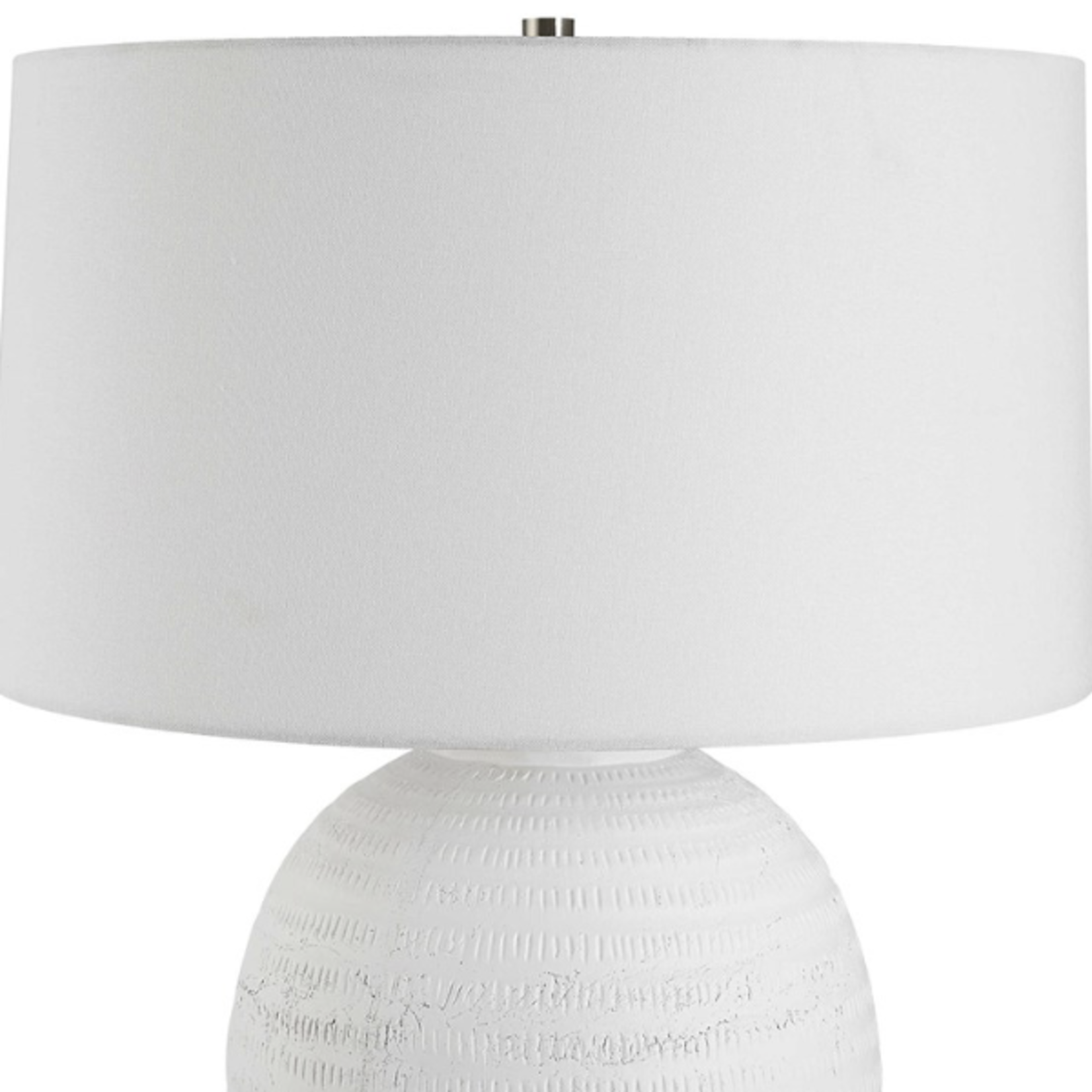 Outside The Box 29" Uttermost Reyna White Ceramic Table Lamp