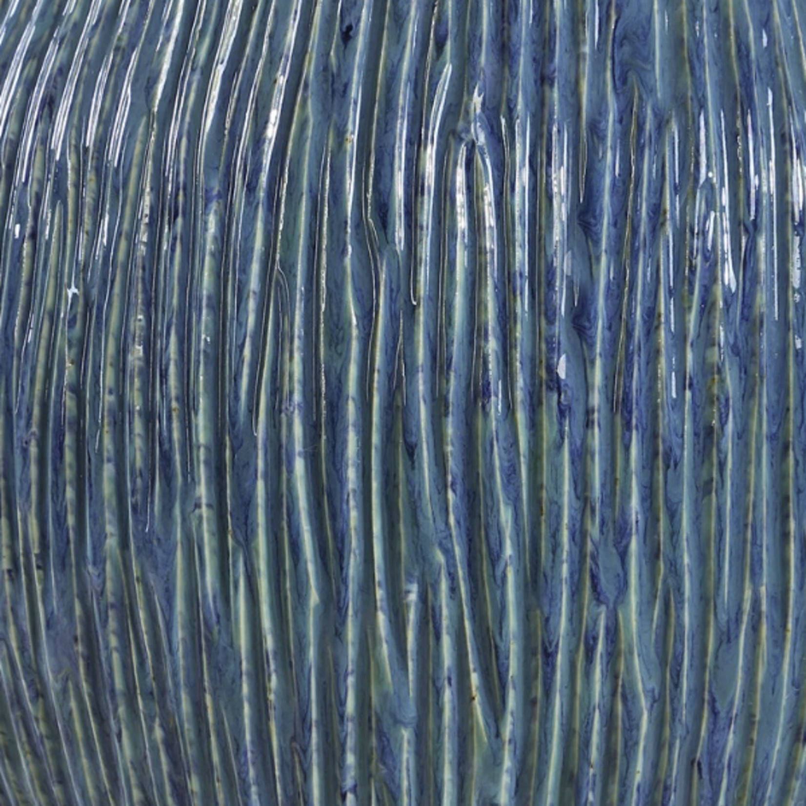 Outside The Box 23" Uttermost Elysia Blue Green Textured Ceramic Table Lamp