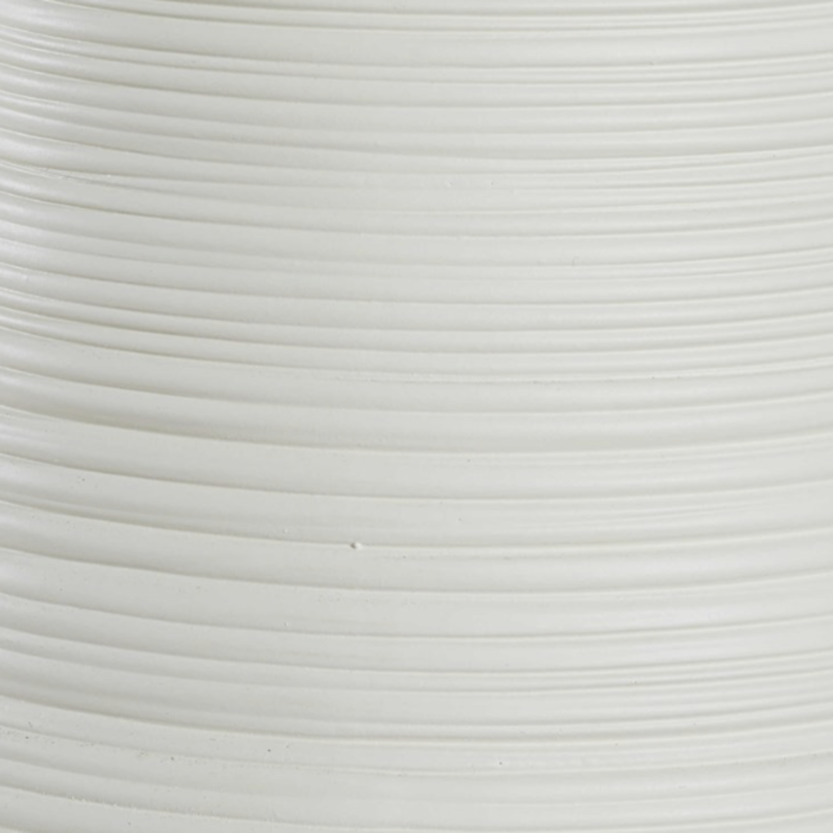 Outside The Box 30" Uttermost Ridgeline Matte White Ceramic Table Lamp