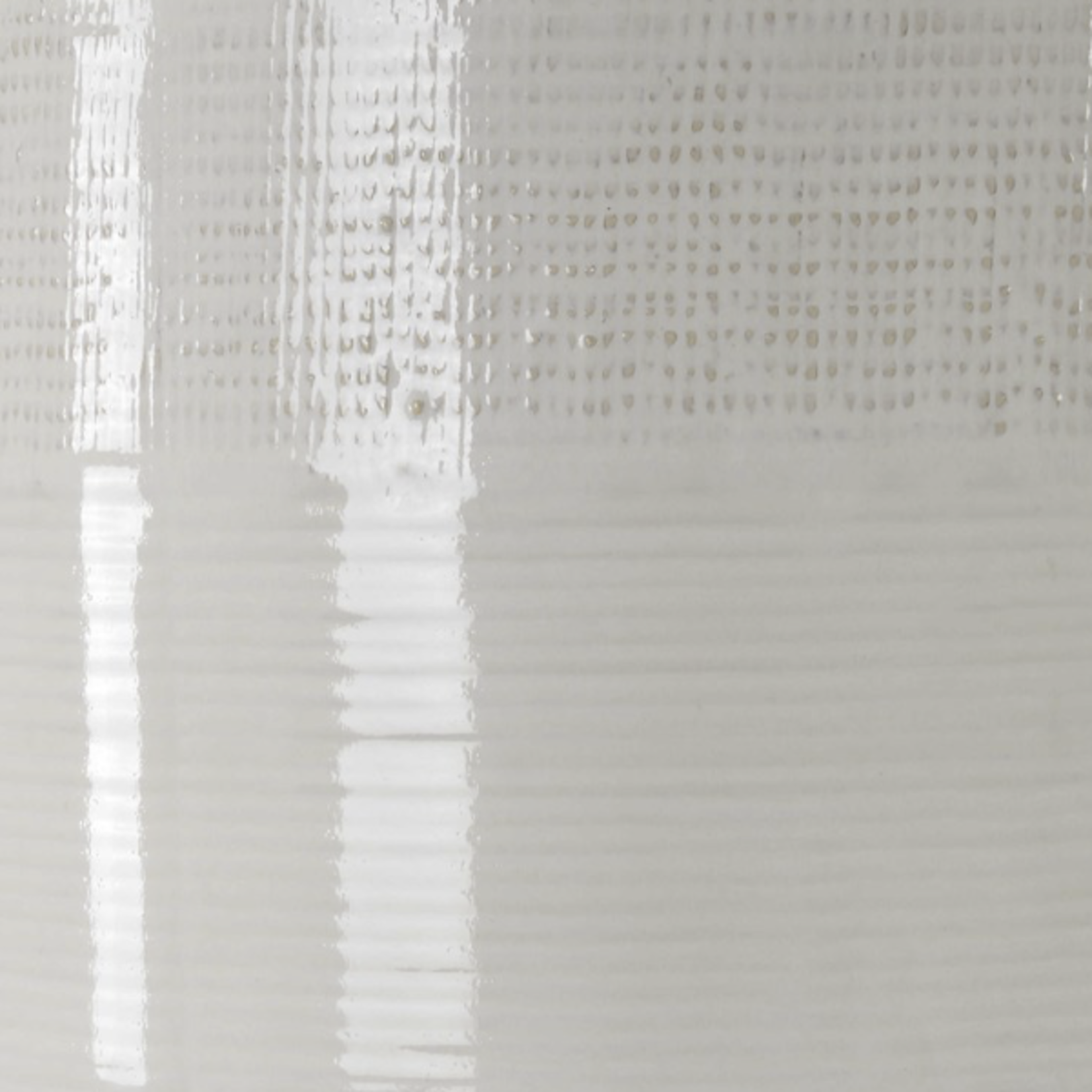 Outside The Box 29" Uttermost Distressed White Glaze Textured Ceramic Table Lamp