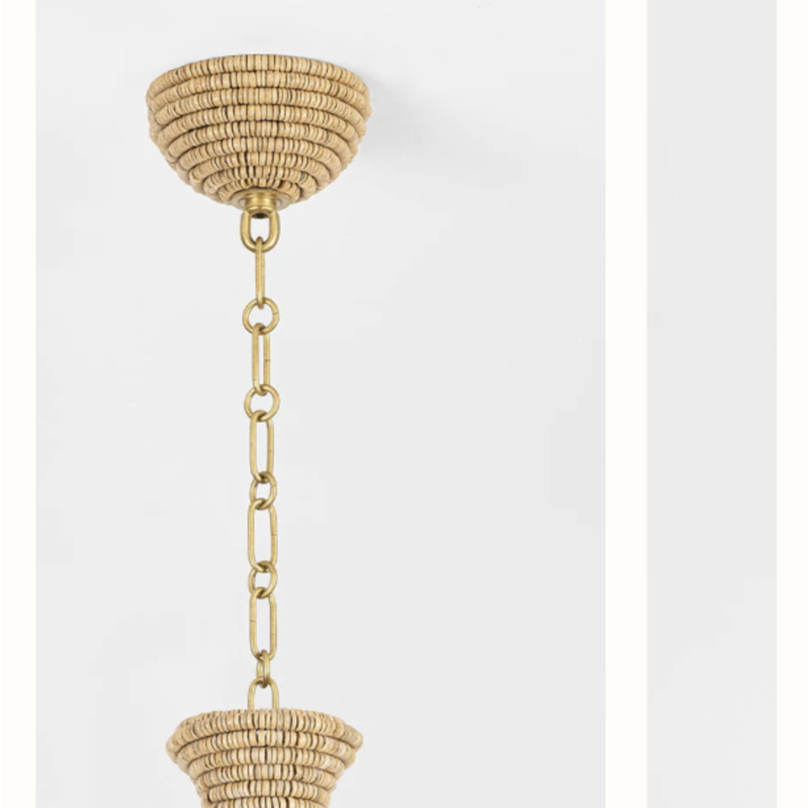 Outside The Box 20" Tallman Natural Wood Beads Handcrafted Pendant