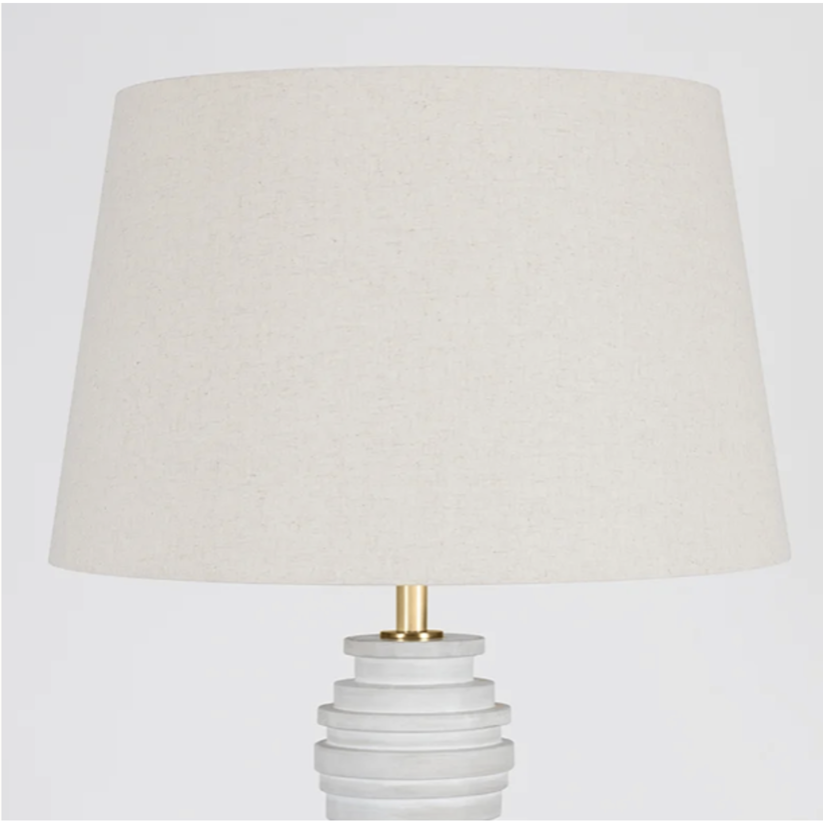 Outside The Box 24" Wayzata White Ceramic Discs Floor Lamp