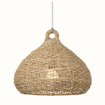 Outside The Box 32" Lechlan Natural Kalas Abaca Handwoven Pendant