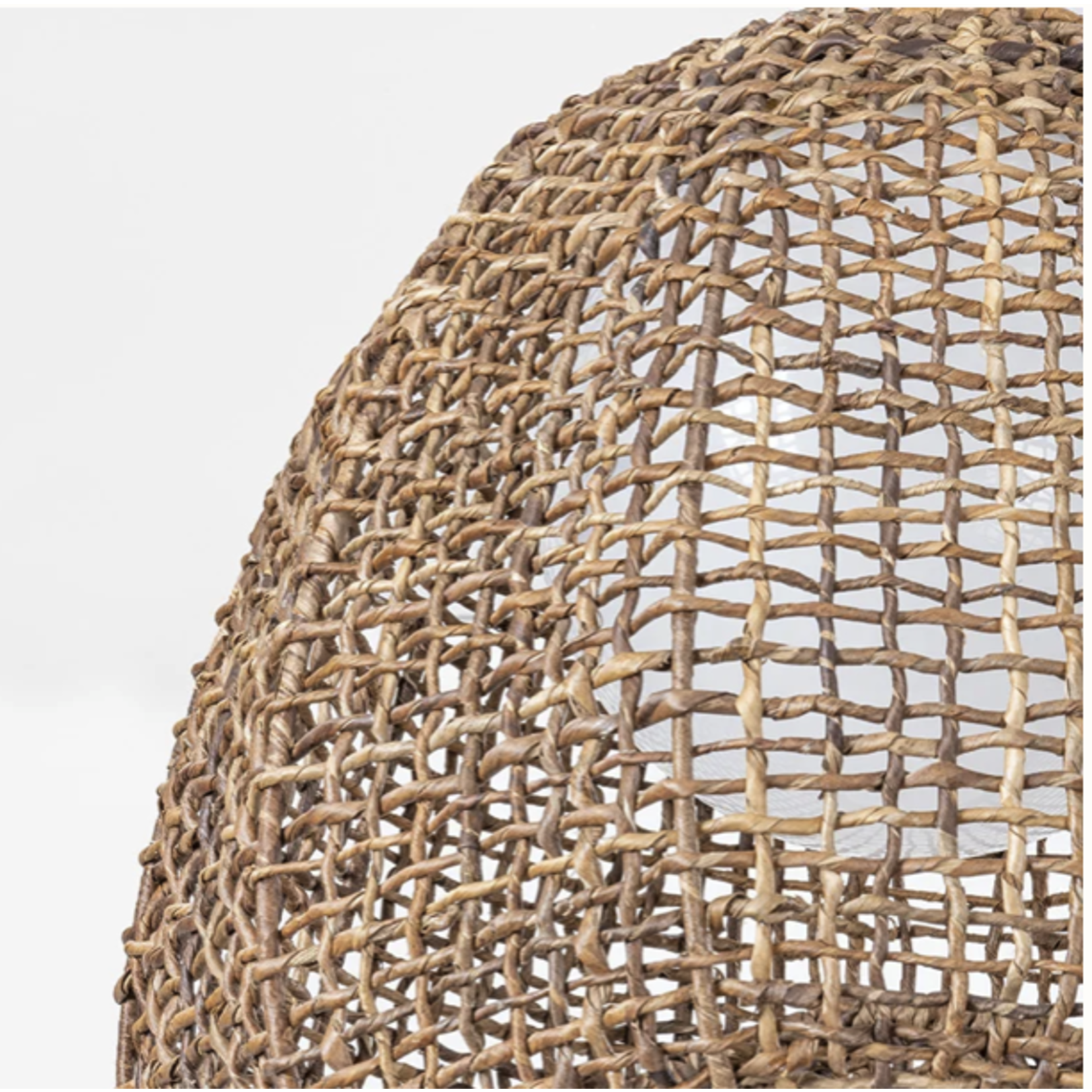 Outside The Box 24" Maester Natural Woven Abaca Pendant