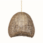Outside The Box 24" Maester Natural Woven Abaca Pendant