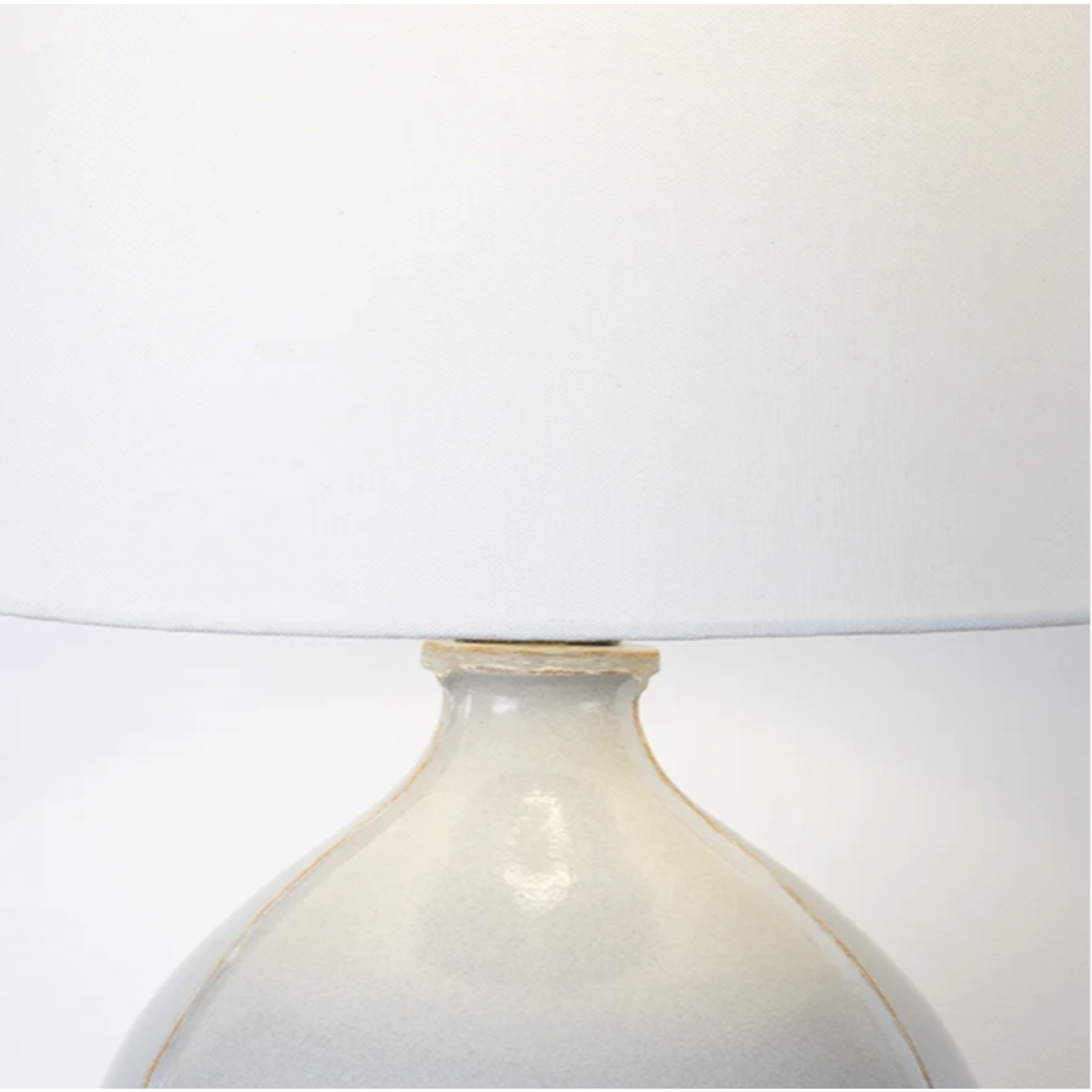 Outside The Box 18" Salvage Pale Sage Ceramic Table Lamp