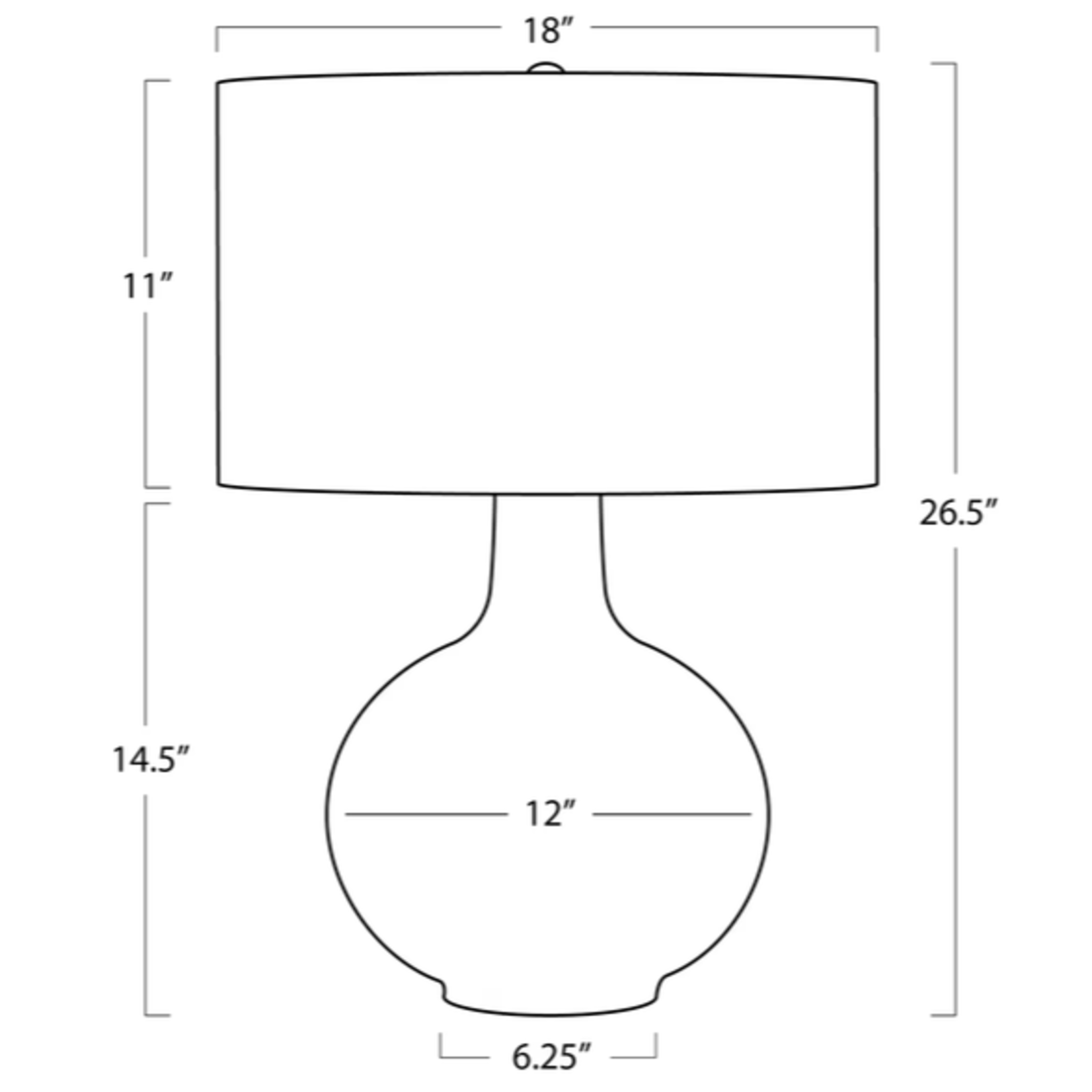 Outside The Box 27" Regina Andrew Clemente White Ceramic Table Lamp