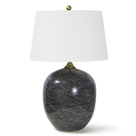 Outside The Box 29" Regina Andrew Harbor Black & White Ceramic Table Lamp