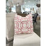 Outside The Box 24x24 Gazebo Trellis Hand-Crafted Down Filled Pillow In Berry