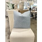 Outside The Box 24x24 Grecco Roman Chambray Hand-Crafted Down Filled Pillow