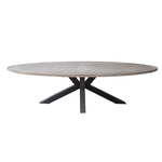Outside The Box 111x51 Chiara Reclaimed Teak Oval Outdoor Dining Table